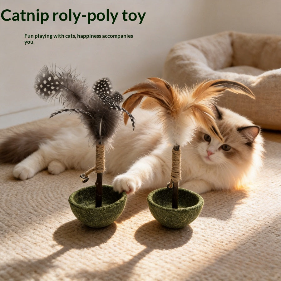 PawGlow Self-Amusing Roly-Poly Toy
