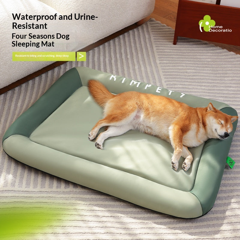 PawGlow Oxford Weather-Resistant Bed Mat