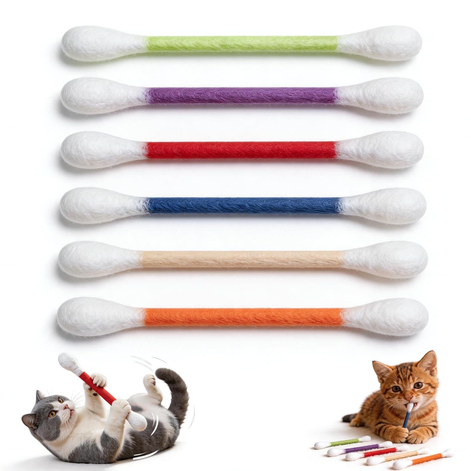PawGlow Catnip Cotton Swab Set