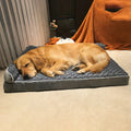 PawGlow Velvet L-Shaped Pet Sofa Bed